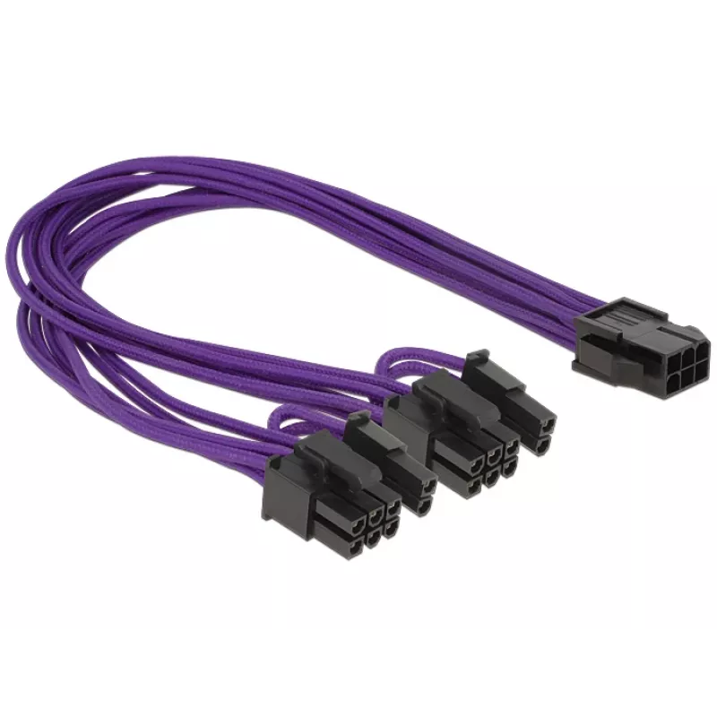 DeLOCK PCI Expressi kaabel 6 pin - 2 x 8 pin 0,3 m