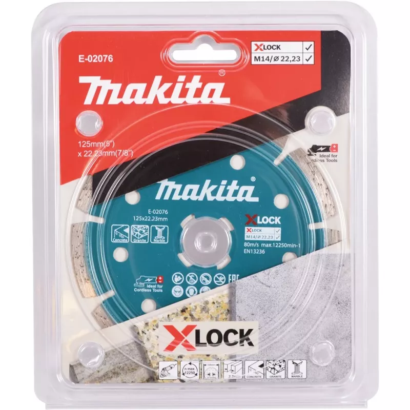 Makita - Teemantlõikeketas - betoonile, graniidile, marmorile - 125 mm - Makita GA041GM201, XGT GA041GZ jaoks
