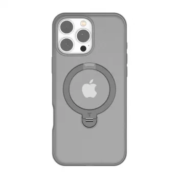 Läbipaistev ümbris Torras iPhone 16 Pro jaoks — UPRO OSTAND SPIN SERIES, õhuke kerge läbipaistev kaitseümbris