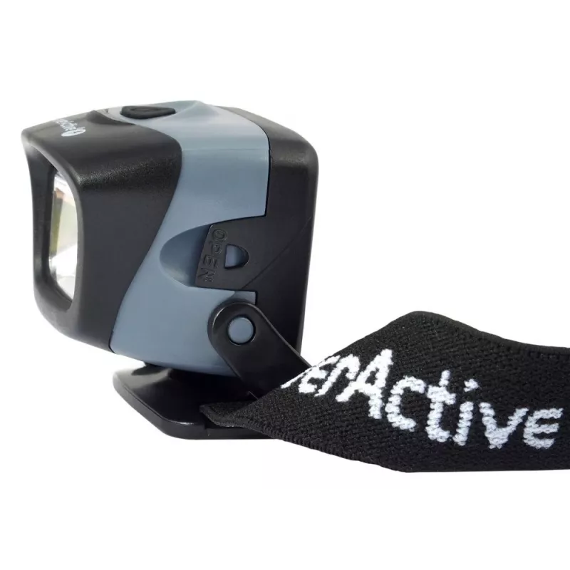 Peavõru taskulamp everActive HL-150, pealamp, 150 lm, 3 W, IPX4, 3×AAA, must