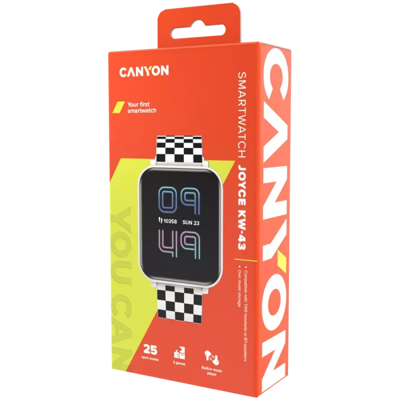 Nutikell Canyon CNE-KW43 Must Valge