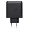 Laadija Trust Maxo 65W 2-pordiline USB-C GaN-laadija kiirlaadimine must