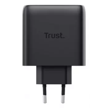 Laadija Trust Maxo 65W 2-pordiline USB-C GaN-laadija kiirlaadimine must