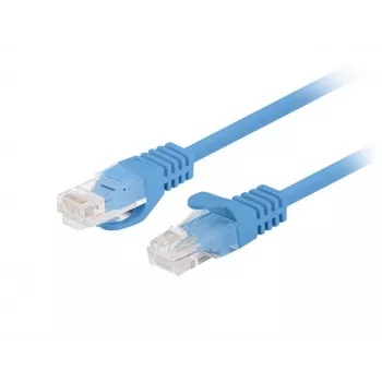 Võrgukaabel LANBERG Cat6 U/UTP 0,25 m RJ-45 isane RJ-45 isasele sinine