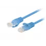 Võrgukaabel LANBERG Cat6 U/UTP 0,25 m RJ-45 isane RJ-45 isasele sinine