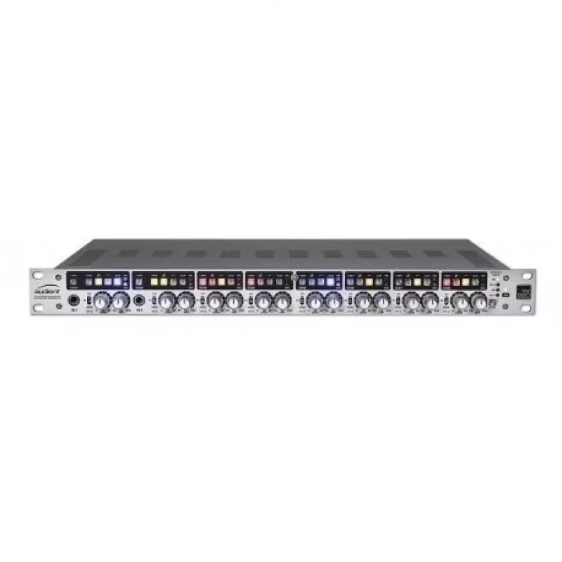 8-kanaliline mikrofoni eelvõimendi Audient ASP880 24-bitine 96kHz, hammaspaigaldatav