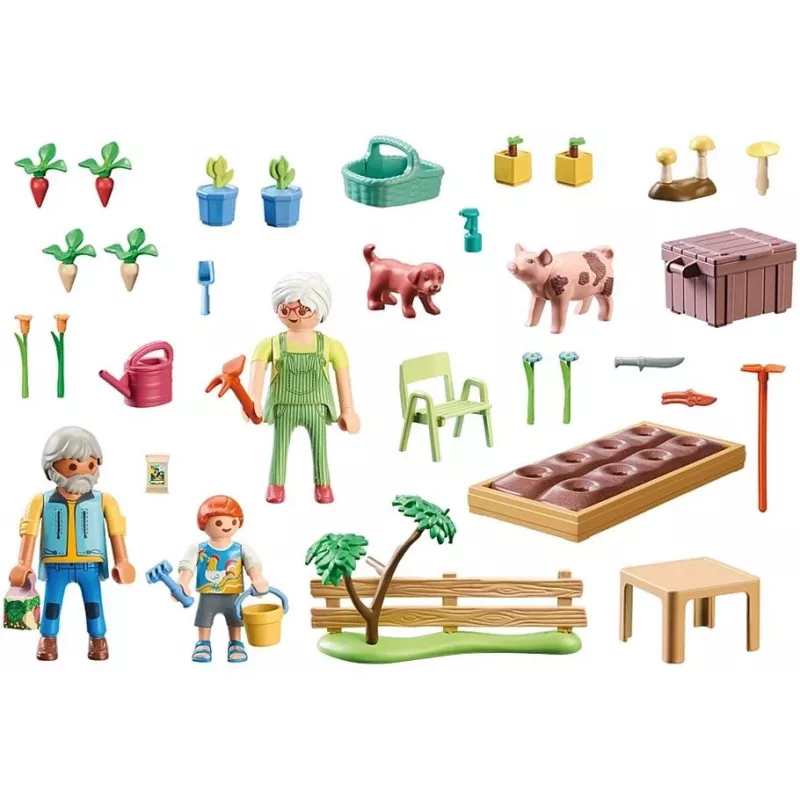 Playmobil 71443 Country: Köögiviljaaed vanavanematega