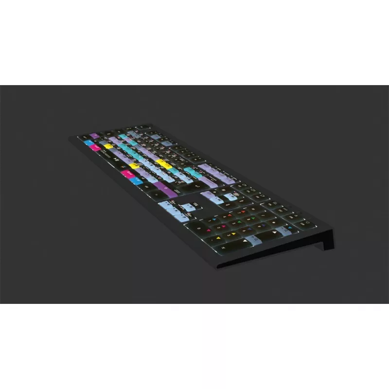Logickeyboard ASTRA 2 klaviatuur USB QWERTY English Must Täissuuruses 104 klahvi