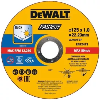Lihvimisketas DeWALT DT20540-QZ Lame keskosa rauale metallile roostevabale terasele