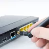 Sisene Wi‑Fi antenn QOLTEC 57046, kaheribaline 2,4–2,5 GHz ja 5,1–5,8 GHz, 5 dBi, 50 Ω