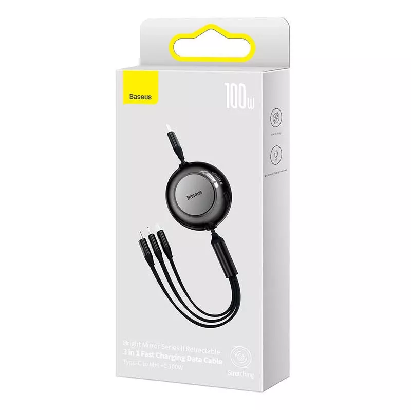 USB-kaabel Baseus CAMJ010201 1,1m USB 3.2 Gen 1 USB C Mikro USB-A Lightning Must