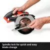 Einhell TE-CS 18/165-1 Li - Solo 16,5 cm Must, Punane, Hõbedane 4200 P/min