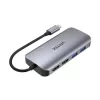 USB-C Hub Unitek D1122A01 koos 2x HDMI 4K ja 100W toiteedastusega