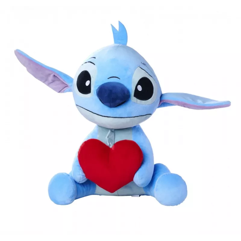Pehme mänguasi SIMBA Stitch südamega 50 cm, pehme kaisukas