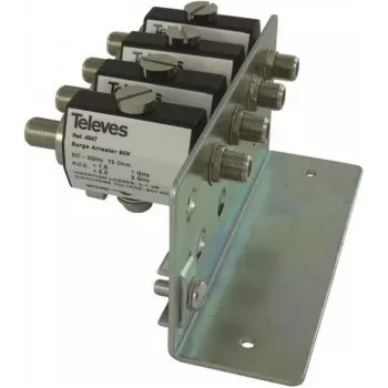 Liigpingekaitse Televes USS4300 0–3000 MHz maandusühendusega