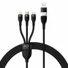 USB-kaabel Baseus CASS030101 1,2 m USB A/USB C USB C/Micro-USB B/Lightning must