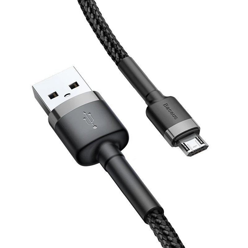 Baseus Cafule 2.4A 1m Micro USB kaabel (hall/must)