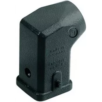 Pistikukorpus Harting 19370031640 külgkaabliväljaviiguga, ristkülikukujuline tööstuslik korpus