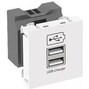 OBO USB-laadija 2,1 A laadimisvooluga MTG-2UC2.1 RW1 - 45 x 45 mm (6105300)