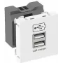 OBO USB-laadija 2,1 A laadimisvooluga MTG-2UC2.1 RW1 - 45 x 45 mm (6105300)