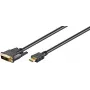 Goobay | DVI-D/HDMI-kaabel, kullatud | 51580 | DVI-D isane Single-Link (18+1 kontakt) | HDMI isane (tüüp A) | HDMI-DVI-D | 2 m