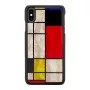 Nutitelefoni ümbris iKins iPhone XS Max mudelile Mondrian Must – kaitsev kate, kõva kest