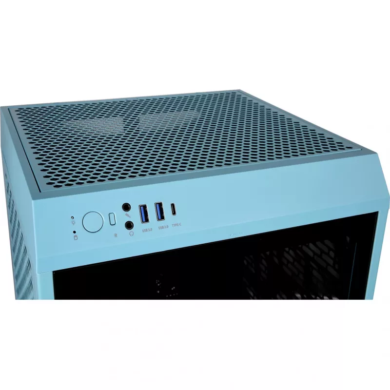Thermaltake The Tower 200 türkiis karastatud klaas