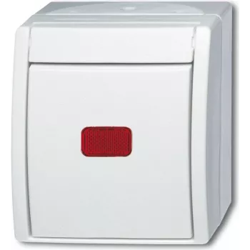 Busch-Jaeger Two-Way Switch Ocean Surface-Mount Valge 2601/6 SKW-54 (2601/6 SKW-54)