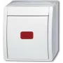 Busch-Jaeger Two-Way Switch Ocean Surface-Mount Valge 2601/6 SKW-54 (2601/6 SKW-54)