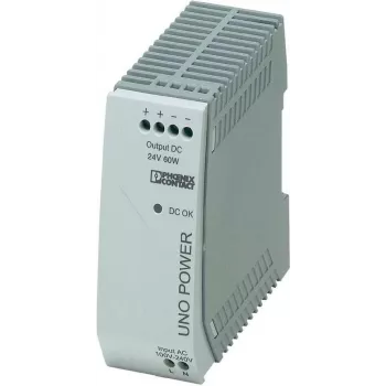 Phoenix Contact UNO-PS/1AC/24DC/60W toiteplokk ja pingemuundur siseruumidesse, hall (2902992)