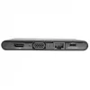 USB-C dokk - 4K HDMI, VGA, USB 3.2 Gen 1, USB-A/C jaotur, Gigabit Ethernet, mälukaardipesad, 100 W PD-laadimine