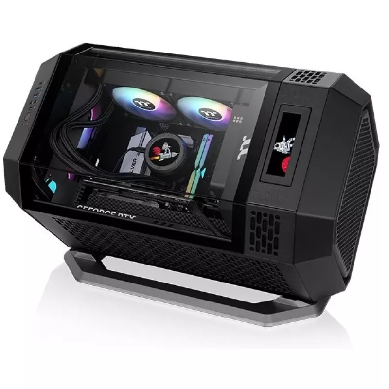 Tornist riiuliks teisenduskomplekt Thermaltake AC-078-ON1NAN-A1 mini-torn korpusele, must, 145×266×459 mm