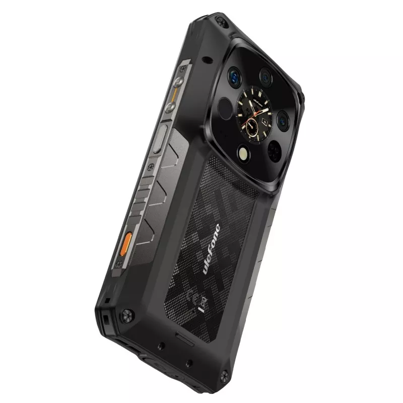Vastupidav nutitelefon UleFone Armor 28 Ultra Thermal 5G — 16 GB muutmälu, 1 TB salvestusruumi, must