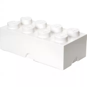 LEGO Storage Brick 8 Valge, säilituskast valge