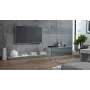 Cama TV-alus LIFE 300/42/35 valge/hall läikiv