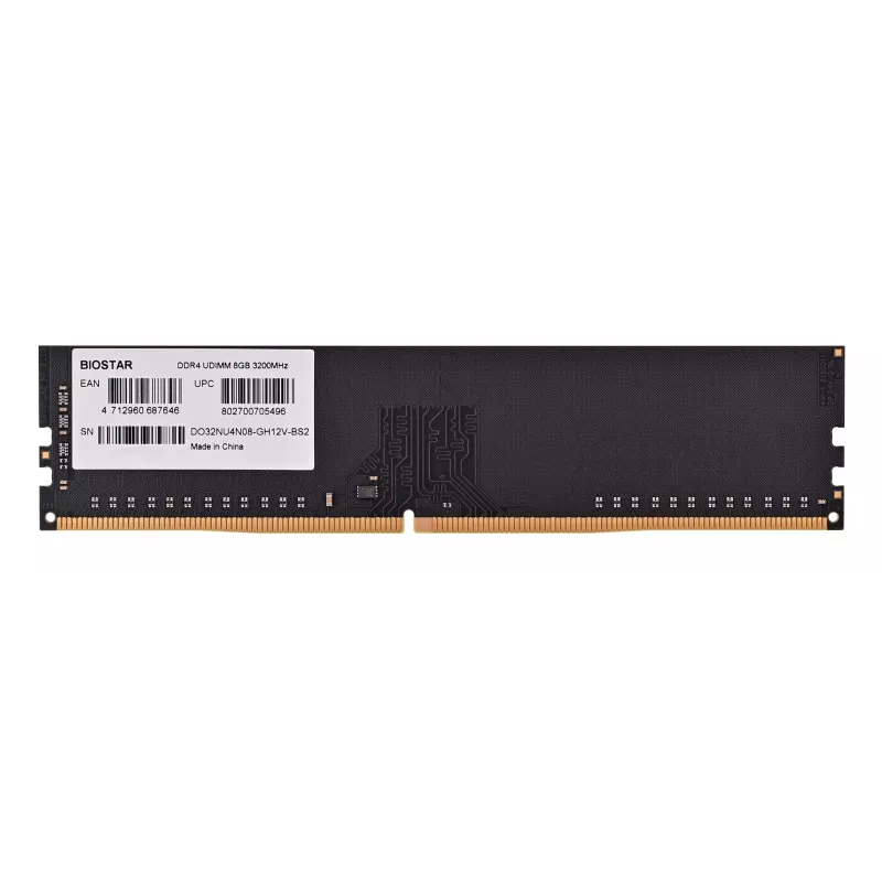 Lauaarvuti DDR4 8GB 3200MHz mälumoodul BIOSTAR DO32NU4N08