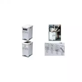 Fellowes R-Kive System taaskasutusprügikast - Hall - Valge - 300 x 500 x 600 mm - 300 x 500 x 600 mm (0193201)