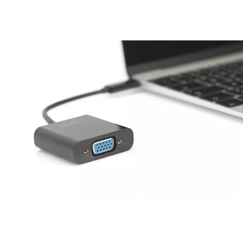 DIGITUS DA-70853 USB-C – VGA adapter, Full HD 1080p, must