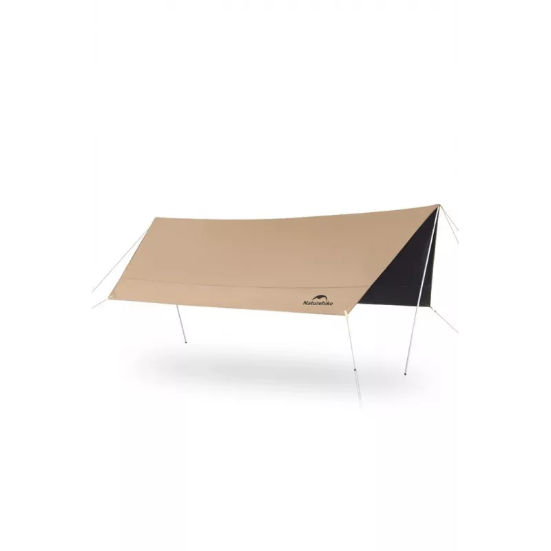Tarp Naturehike CNK2350WS015 Khaki Hexagon Vinyl - kerge veekindel alusmatt/varjualune