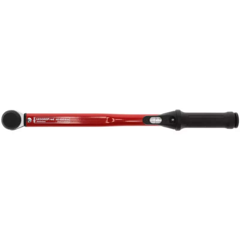 GEDORE Punane pöördemomendivõti 1/2 40-200 Nm, pikkus 485 mm (R68900200)