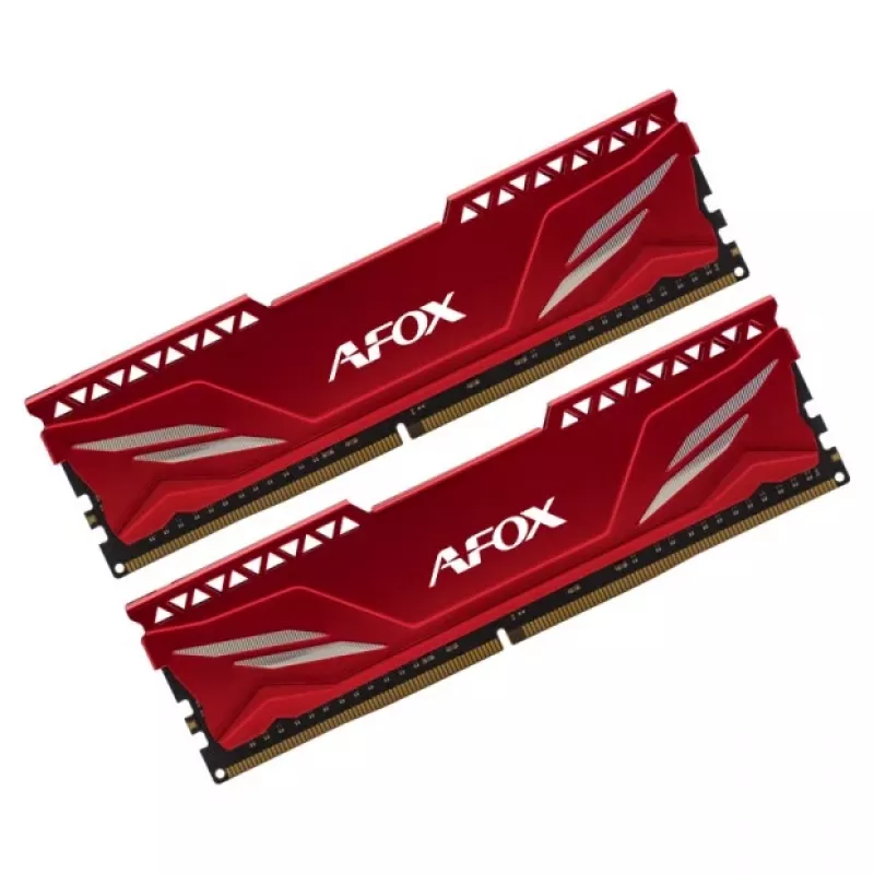 Lauaarvuti DDR4 RAM AFOX 2×16GB 3200MHz CL16 1.35V Unbuffered XMP2 Red