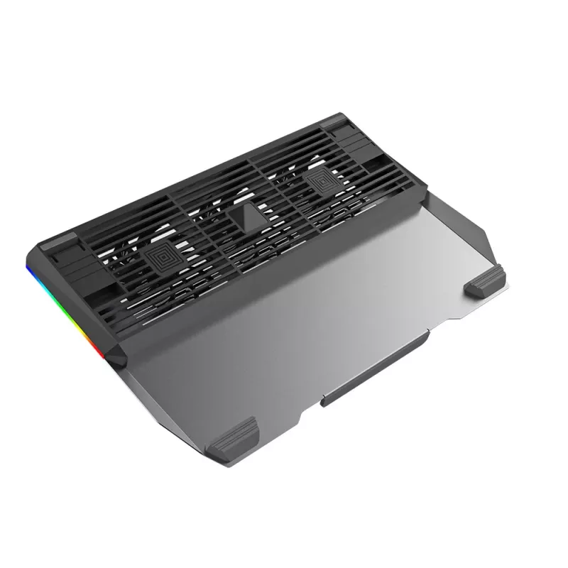Sülearvutijahuti Tellur TLL491321 17,3-tollistele sülearvutitele, 3 ventilaatorit, RGB LED-valgustus