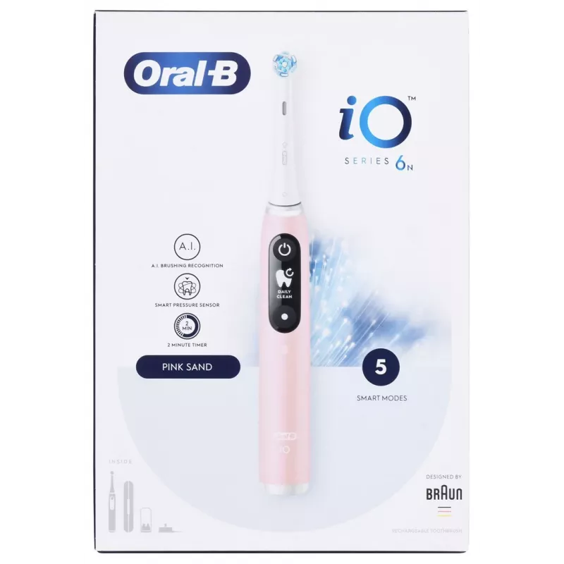 Oral-B iO6 roosa elektriline hambahari