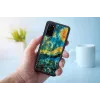 Kaitsev telefoniümbris iKins Samsung Galaxy S20 jaoks — must tähistaeva disain