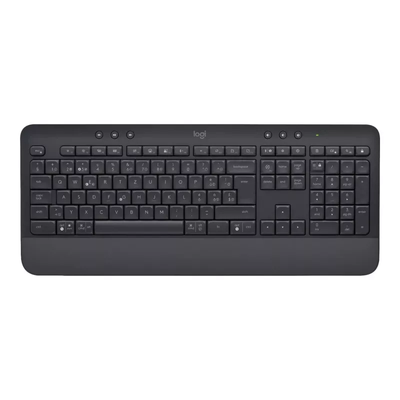 Logitech Signature MK650 Combo for Business Belgia täissuuruses juhtmeta klaviatuur ja hiir