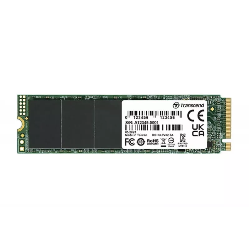 SSD ketas Transcend 500 GB M.2 PCI Express 3.0 NVMe TS500GMTE115S