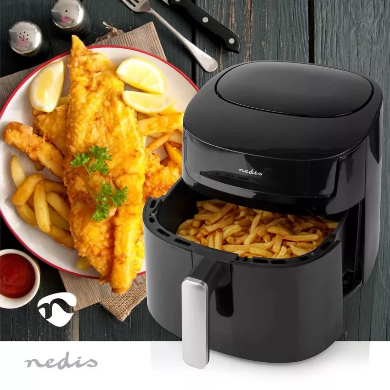 Nedis KAAF170BK kuumõhufritüür, ühekordne, 7,2 l, eraldiseisev, 1800 W, must