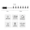 LED-valguskett Extralink 200 sibulat külm valge, läbimõõt 3+ mm, pikkus 16 m
