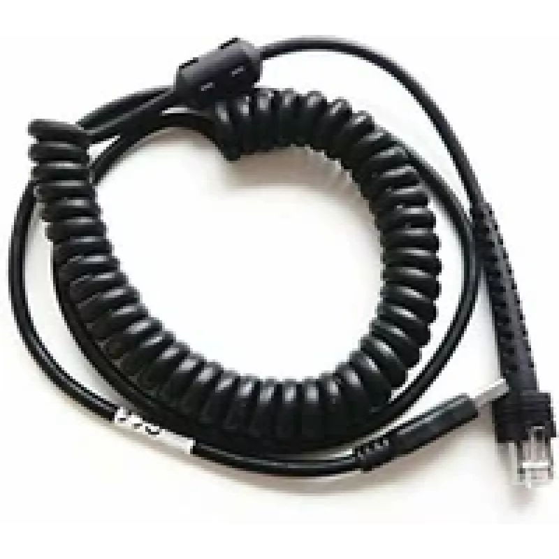 Datalogic CAB-545, USB-kaabel, Must, USB A, RJ-45, sirge, sirge