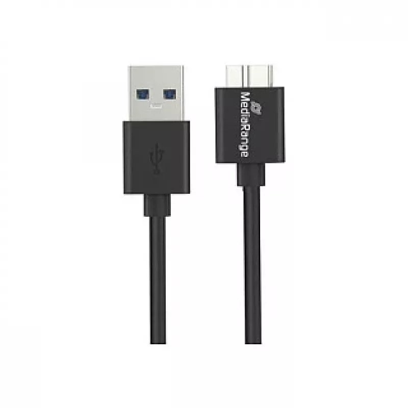USB-kaabel MediaRange MRCS240 — USB A to Micro-USB B, USB 3.2 Gen 1 (3.1 Gen 1), 1.8 m, must